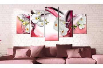 Bilde Pink Melody 100x50 - Artgeist sp. z o. o. - Innredning - Bilder & kunst - Lerretsbilder