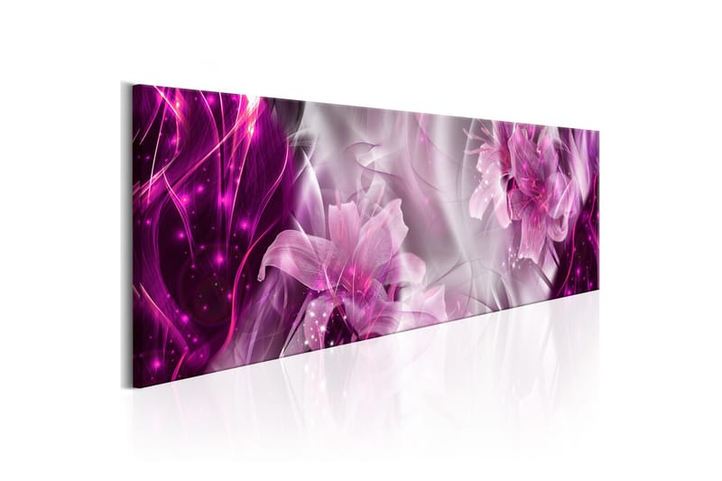 Bilde Purple Flames 120x40 - Artgeist sp. z o. o. - Innredning - Bilder & kunst - Lerretsbilder
