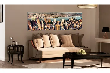 Bilde Panorama Of New York 150x50 - Artgeist sp. z o. o. - Innredning - Bilder & kunst - Lerretsbilder