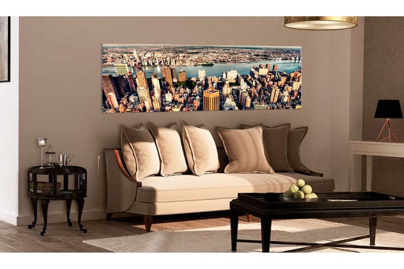 Bilde Panorama Of New York 120x40 - Artgeist sp. z o. o. - Innredning - Bilder & kunst - Lerretsbilder