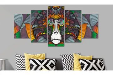 Bilde Philosopher Of The Jungle 100x50 - Artgeist sp. z o. o. - Innredning - Bilder & kunst - Lerretsbilder