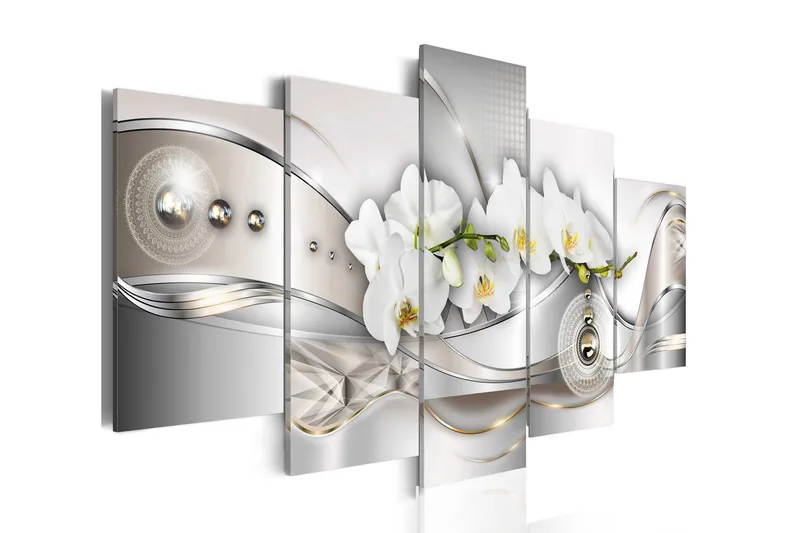 Bilde Pearl Dance Of Orchids 200x100, Artgeist sp. z o. o.