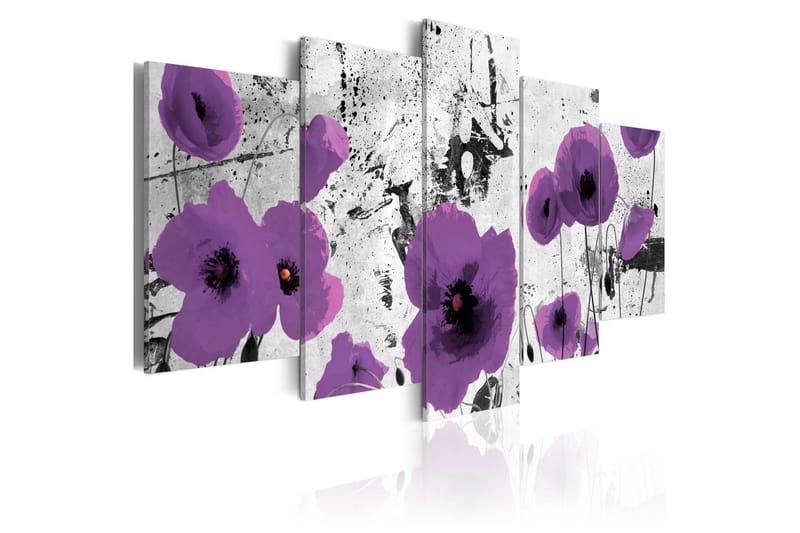 Bilde Purple Dissonance 100x50 - Artgeist sp. z o. o. - Innredning - Bilder & kunst - Lerretsbilder