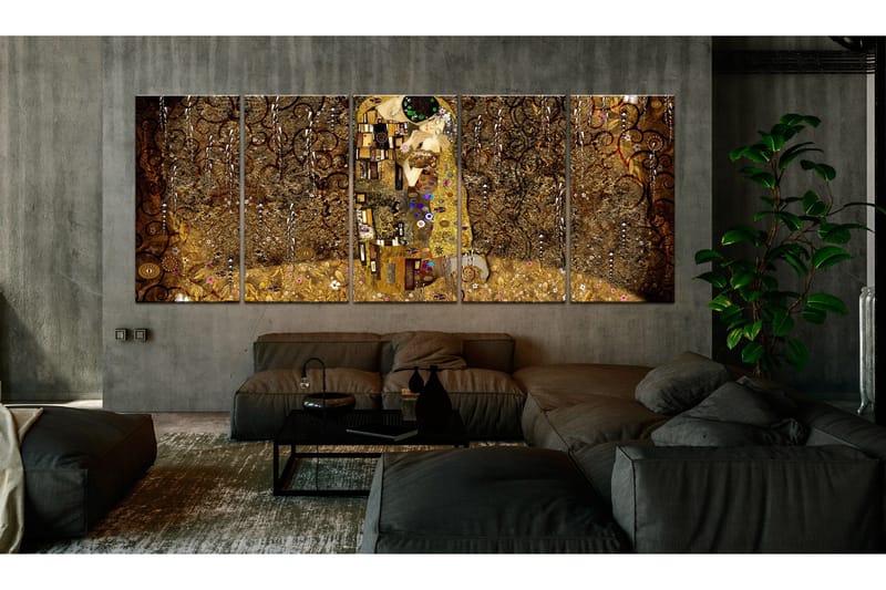 Bilde Passionate Kiss 200x80 - Artgeist sp. z o. o. - Innredning - Bilder & kunst - Lerretsbilder