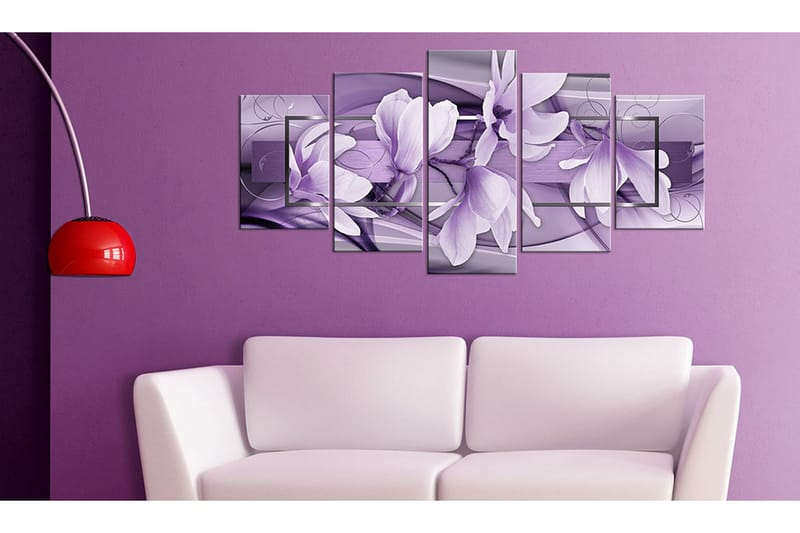 Bilde Purple Wave 100x50 - Artgeist sp. z o. o. - Innredning - Bilder & kunst - Lerretsbilder