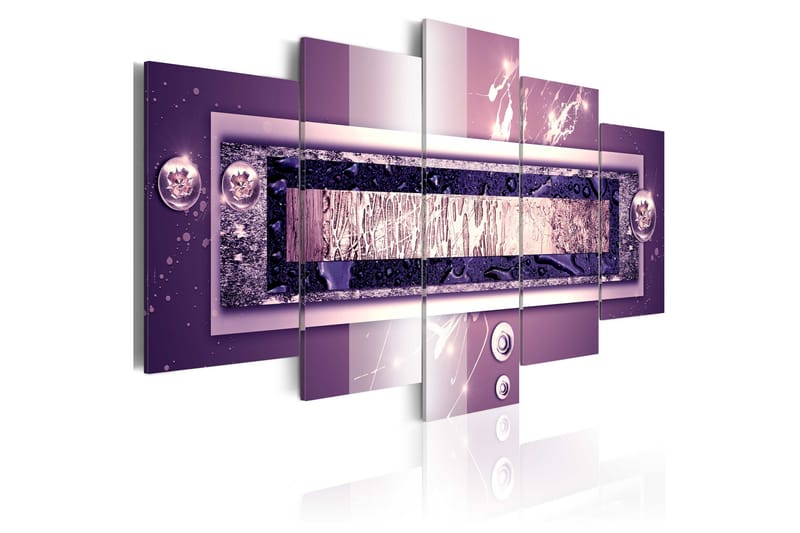Bilde Purple Cascade 100x50 - Artgeist sp. z o. o. - Lerretsbilder