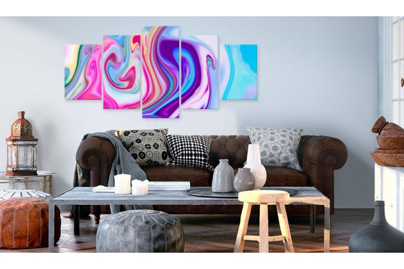 Bilde Pastel Ponds 200x100 - Artgeist sp. z o. o. - Innredning - Bilder & kunst - Lerretsbilder