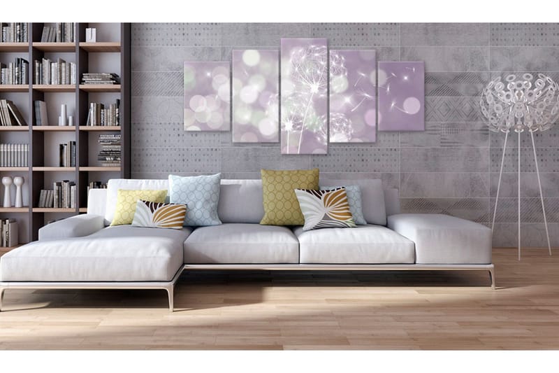 Bilde Purple Concert 200x100 - Artgeist sp. z o. o. - Innredning - Bilder & kunst - Lerretsbilder