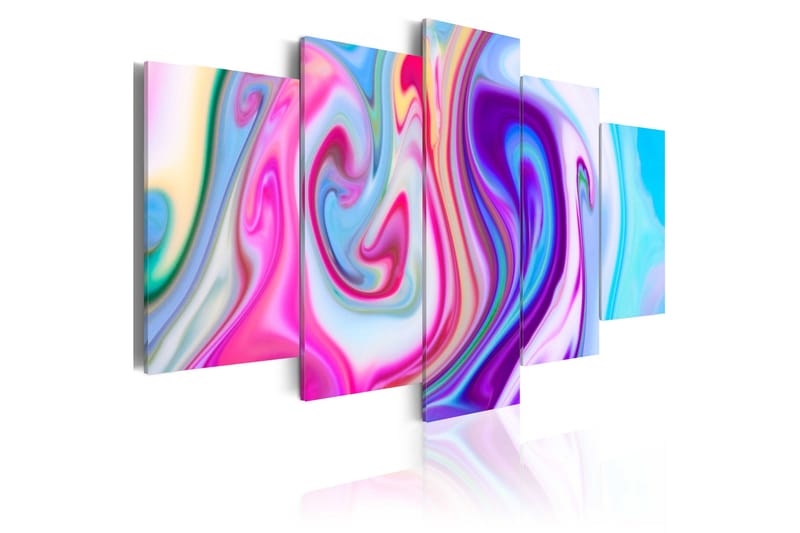 Bilde Pastel Ponds 200x100 - Artgeist sp. z o. o. - Innredning - Bilder & kunst - Lerretsbilder