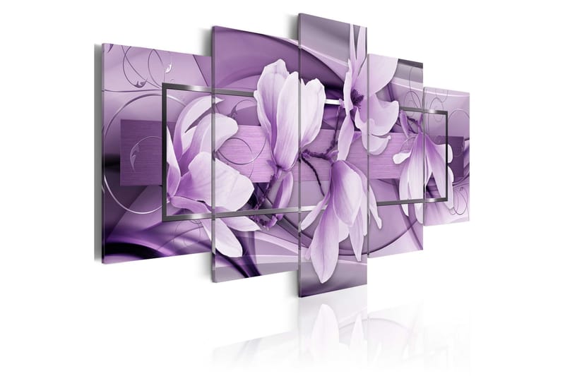 Bilde Purple Wave 100x50 - Artgeist sp. z o. o. - Innredning - Bilder & kunst - Lerretsbilder