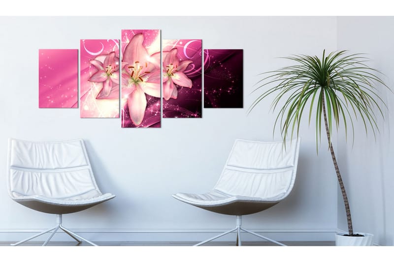 Bilde Pink Heaven 200x100 - Artgeist sp. z o. o. - Innredning - Bilder & kunst - Lerretsbilder