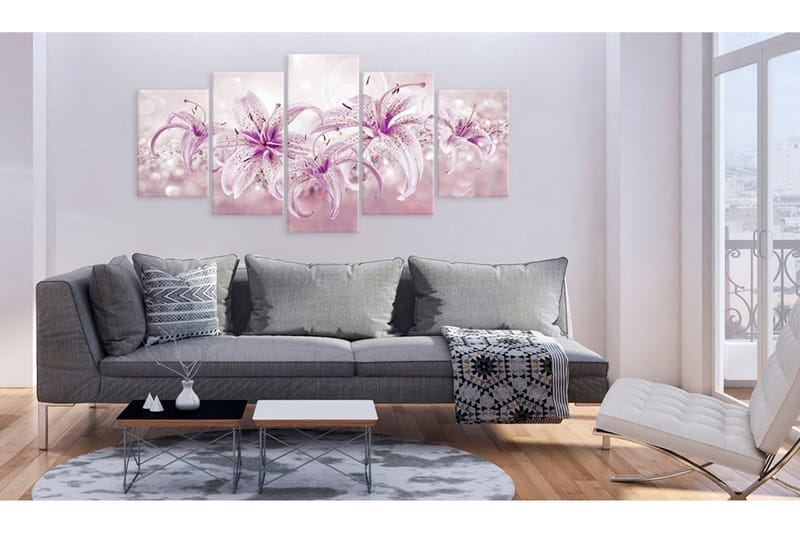 Bilde Purple Harmony 200x100 - Artgeist sp. z o. o. - Innredning - Bilder & kunst - Lerretsbilder