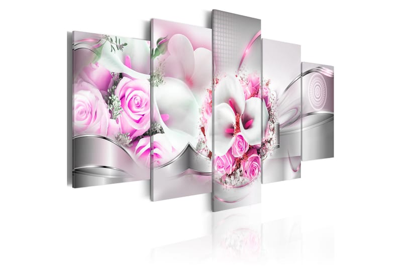 Bilde Pink Marriage 100x50 - Artgeist sp. z o. o. - Innredning - Bilder & kunst - Lerretsbilder
