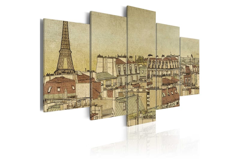 Bilde Parisian Past Centuries 100x50 - Artgeist sp. z o. o. - Innredning - Bilder & kunst - Lerretsbilder