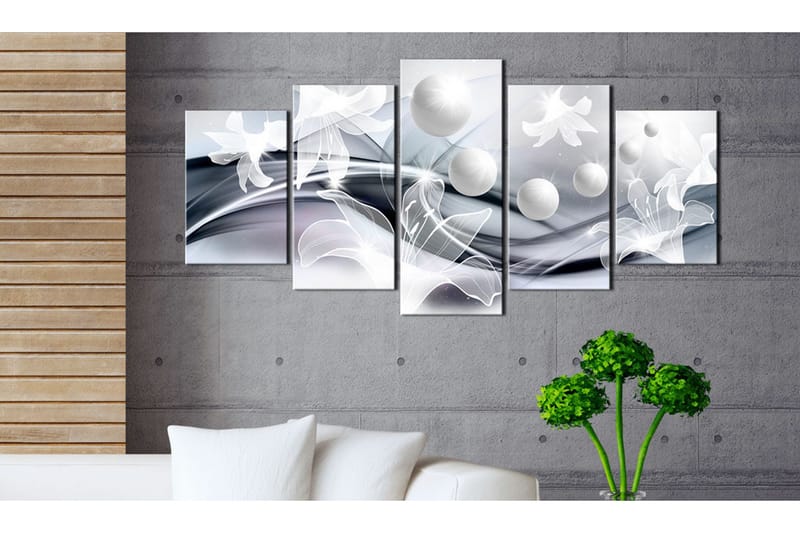 Bilde Pearls And Lilies 200x100 - Artgeist sp. z o. o. - Innredning - Bilder & kunst - Lerretsbilder