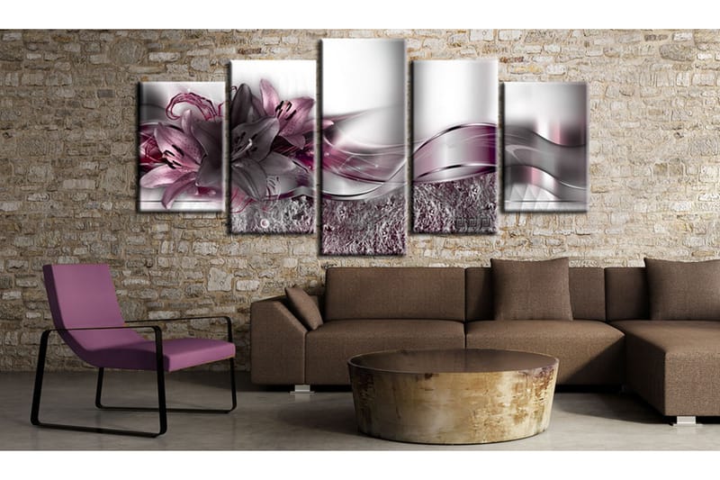 Bilde Purple Sash 200x100 - Artgeist sp. z o. o. - Innredning - Bilder & kunst - Lerretsbilder
