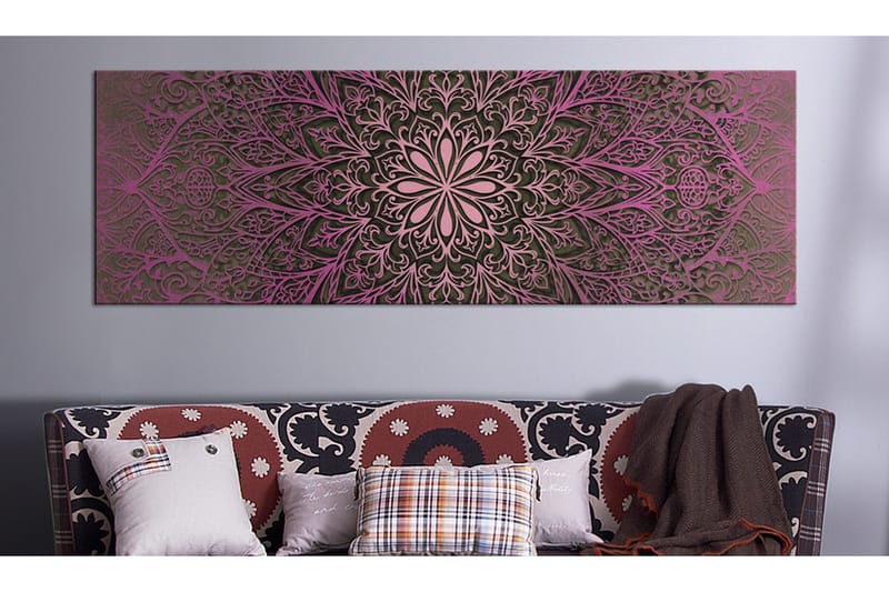 Bilde Pink Sophistication 120x40 - Artgeist sp. z o. o. - Innredning - Bilder & kunst - Lerretsbilder