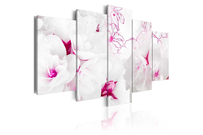 Bilde Pink Gossamer 100x50 - Artgeist sp. z o. o. - Innredning - Bilder & kunst - Lerretsbilder