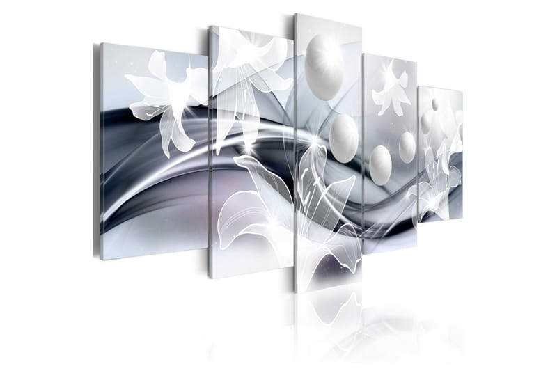 Bilde Pearls And Lilies 200x100 - Artgeist sp. z o. o. - Innredning - Bilder & kunst - Lerretsbilder