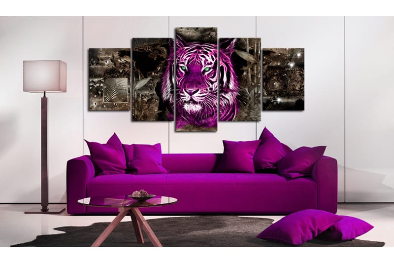 Bilde Purple King 100x50 - Artgeist sp. z o. o. - Innredning - Bilder & kunst - Lerretsbilder