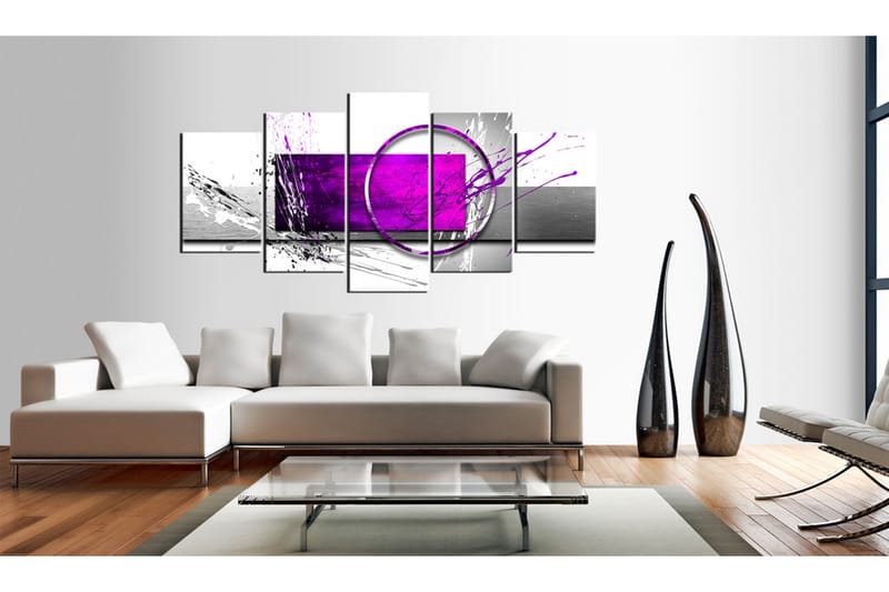 Bilde Purple Expression 100x50 - Artgeist sp. z o. o. - Innredning - Bilder & kunst - Lerretsbilder