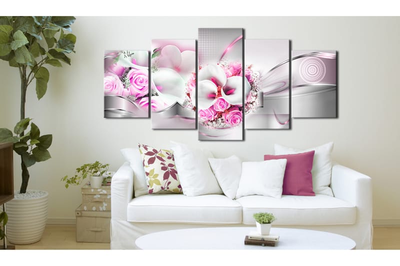 Bilde Pink Marriage 100x50 - Artgeist sp. z o. o. - Innredning - Bilder & kunst - Lerretsbilder