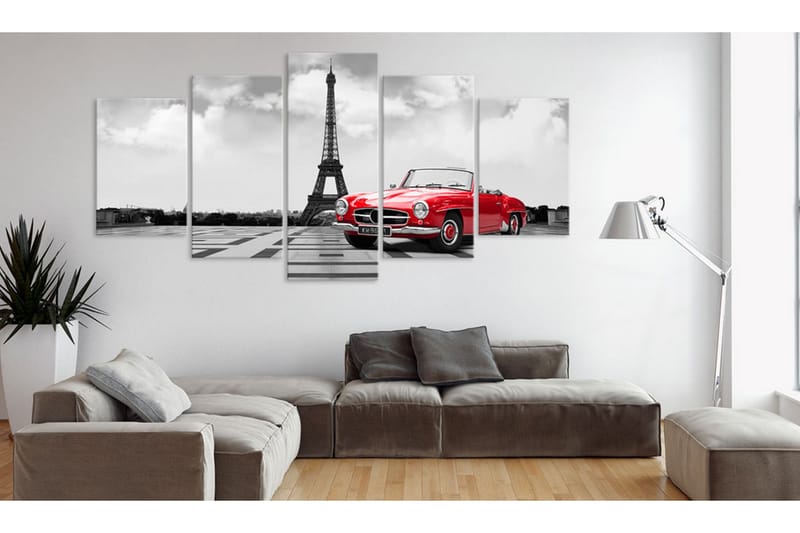 Bilde Parisian Car 100x50 - Artgeist sp. z o. o. - Innredning - Bilder & kunst - Lerretsbilder