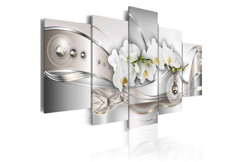 Bilde Pearl Dance Of Orchids 100x50, Artgeist sp. z o. o.