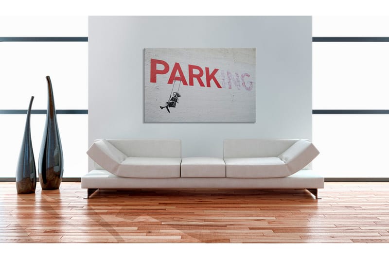 Bilde Parking Banksy 60x40 - Artgeist sp. z o. o. - Innredning - Bilder & kunst - Lerretsbilder