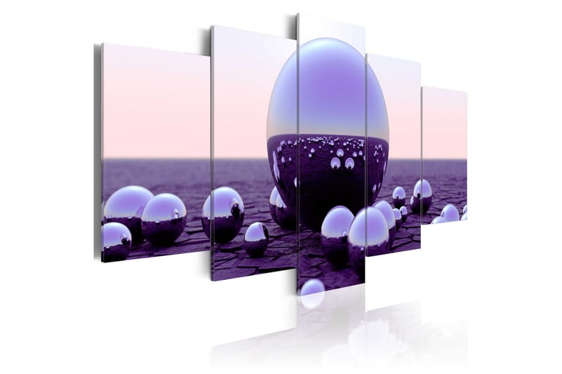 Bilde Purple Balls 200x100 - Artgeist sp. z o. o. - Innredning - Bilder & kunst - Lerretsbilder