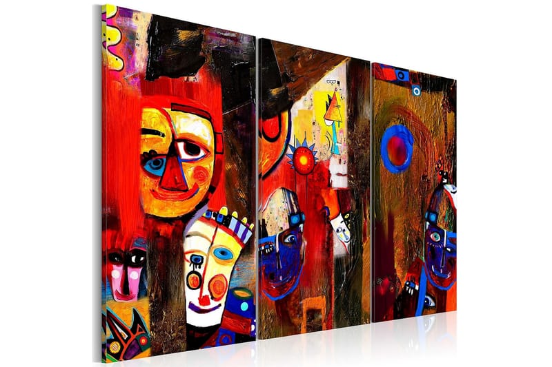 Canvasbilde Abstract Carnival 120x80 cm - Artgeist sp. z o. o. - Lerretsbilder