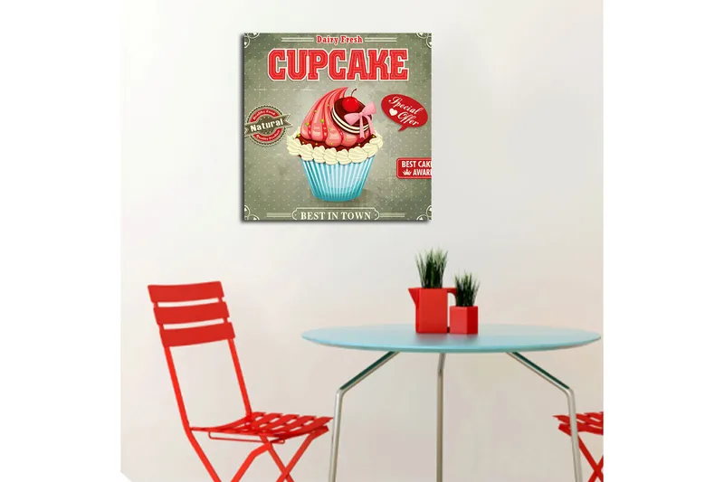 Canvasbilde Animal Flerfarget - 44x54 cm - Innredning - Bilder & kunst - Lerretsbilder