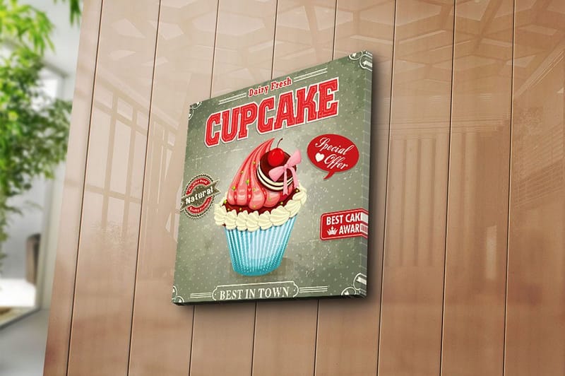 Canvasbilde Animal Flerfarget - 44x54 cm - Innredning - Bilder & kunst - Lerretsbilder