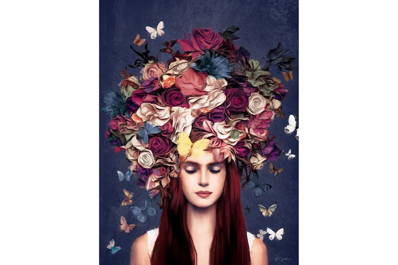 Canvasbilde Bouquet, 66x08 cm