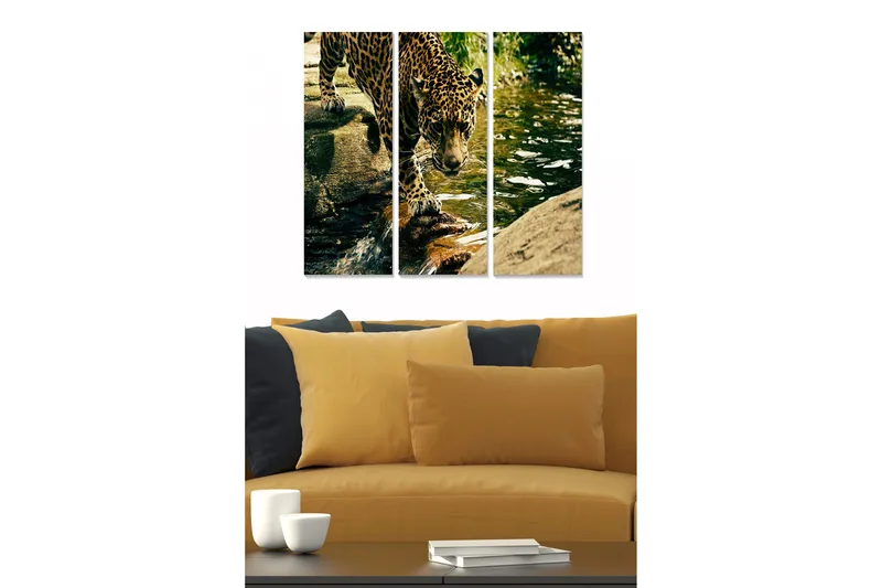 Canvasbilde Colorful 3-pk Flerfarget, 22x05 cm