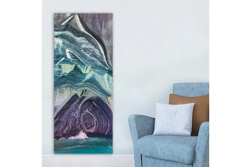 Canvasbilde DKY Abstract & Fractals Flerfarget - 50x120 cm - Innredning - Bilder & kunst - Lerretsbilder