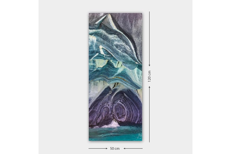 Canvasbilde DKY Abstract & Fractals Flerfarget - 50x120 cm - Innredning - Bilder & kunst - Lerretsbilder