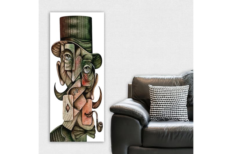 Canvasbilde DKY Abstract & Fractals Flerfarget - 50x120 cm - Innredning - Bilder & kunst - Lerretsbilder