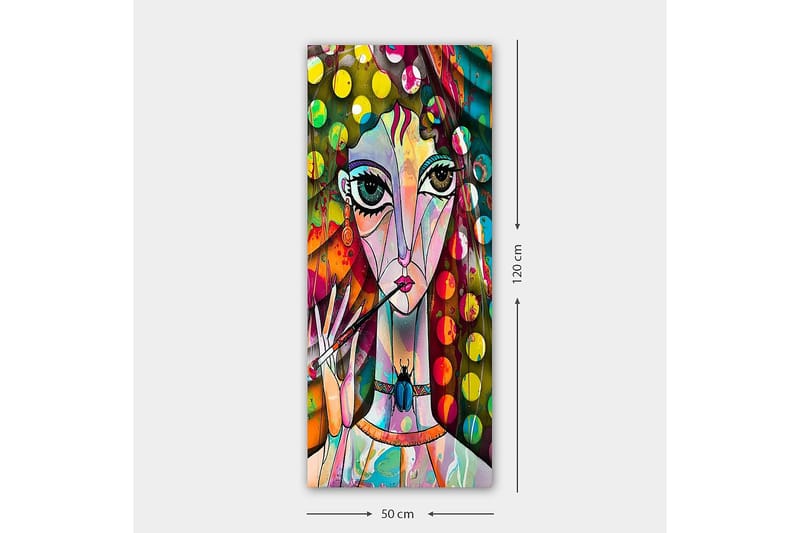 Canvasbilde DKY Abstract & Fractals Flerfarget - 50x120 cm - Innredning - Bilder & kunst - Lerretsbilder