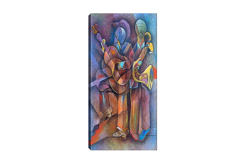 Canvasbilde DKY Abstract & Fractals Flerfarget - 50x120 cm - Innredning - Bilder & kunst - Lerretsbilder