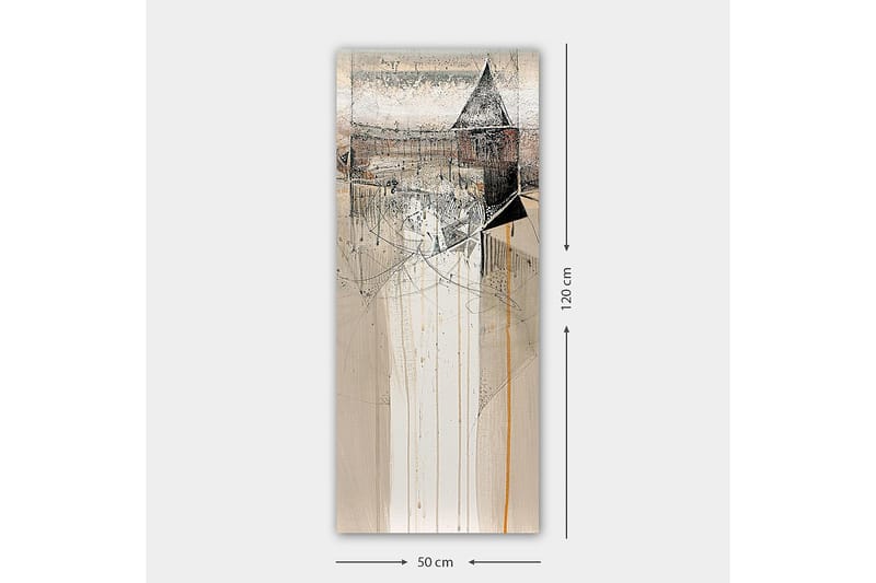 Canvasbilde DKY Abstract & Fractals Flerfarget - 50x120 cm - Innredning - Bilder & kunst - Lerretsbilder