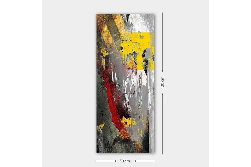 Canvasbilde DKY Abstract & Fractals Flerfarget - 50x120 cm - Innredning - Bilder & kunst - Lerretsbilder