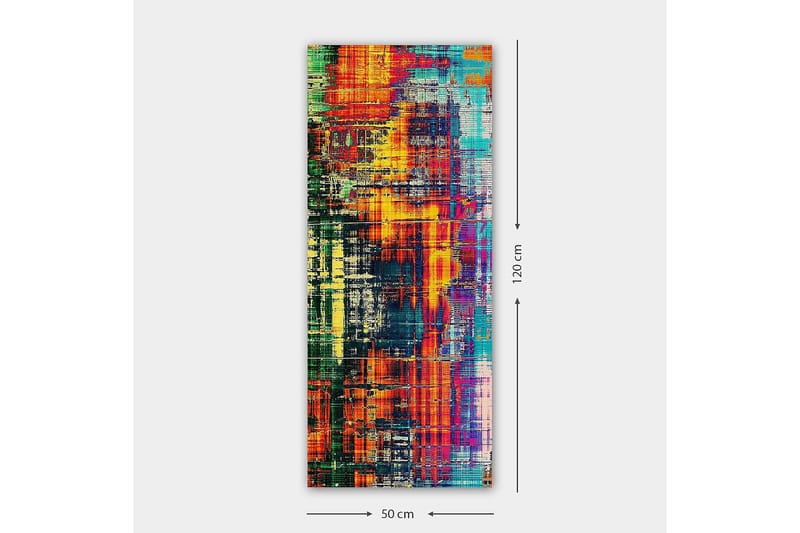 Canvasbilde DKY Abstract & Fractals Flerfarget - 50x120 cm - Innredning - Bilder & kunst - Lerretsbilder
