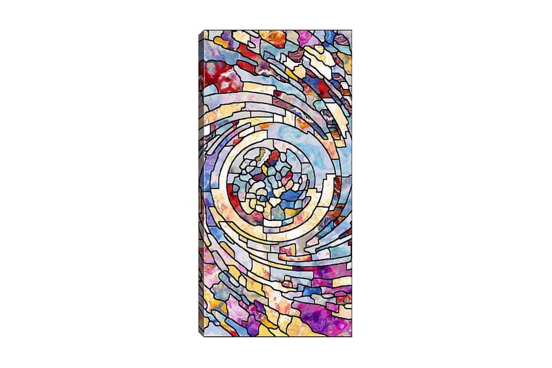 Canvasbilde DKY Abstract & Fractals Flerfarget - 50x120 cm - Innredning - Bilder & kunst - Lerretsbilder