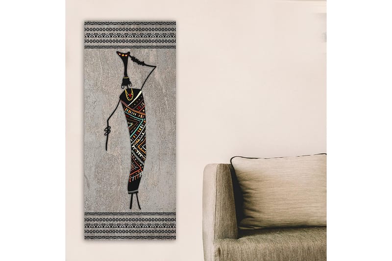 Canvasbilde DKY Abstract & Fractals Flerfarget - 50x120 cm - Innredning - Bilder & kunst - Lerretsbilder