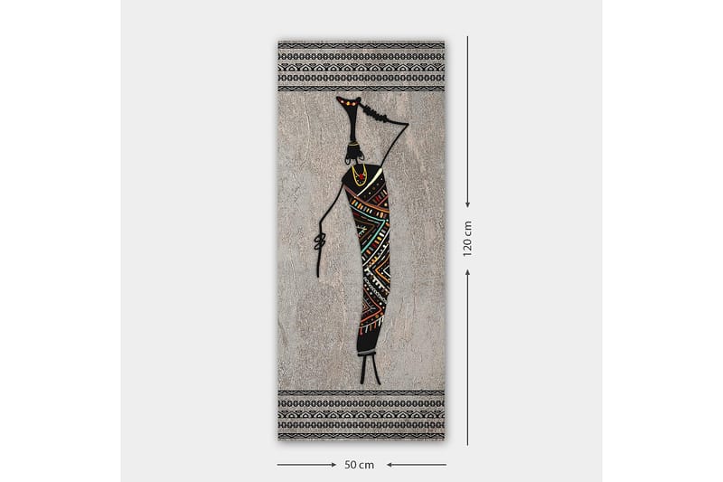 Canvasbilde DKY Abstract & Fractals Flerfarget - 50x120 cm - Innredning - Bilder & kunst - Lerretsbilder