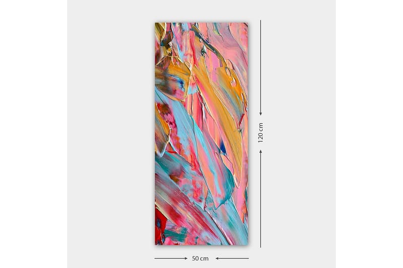 Canvasbilde DKY Abstract & Fractals Flerfarget - 50x120 cm - Innredning - Bilder & kunst - Lerretsbilder