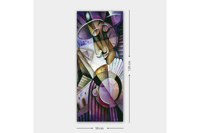 Canvasbilde DKY Abstract & Fractals Flerfarget - 50x120 cm - Innredning - Bilder & kunst - Lerretsbilder