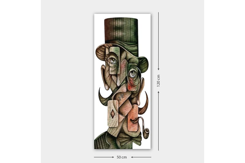 Canvasbilde DKY Abstract & Fractals Flerfarget - 50x120 cm - Innredning - Bilder & kunst - Lerretsbilder