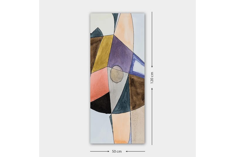 Canvasbilde DKY Abstract & Fractals Flerfarget - 50x120 cm - Innredning - Bilder & kunst - Lerretsbilder